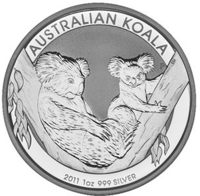 Австралийская монета Коала 2011