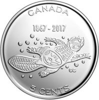 150 лет Конфедерации - Канада 2017, 5 центов