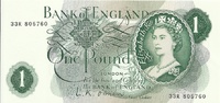 Великобритания, 1 фунт стерлингов, 1960-77 гг