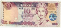Фиджи, 10 долларов, 2002 г