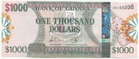Гайана, 1000 долларов, 2011 г