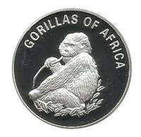 "Африканские гориллы" - Уганда, посеребрение