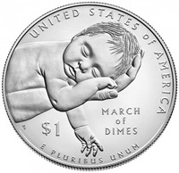 США, 1 доллар, 2015 год, Марш десятицентовиков