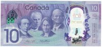 150 лет Конфедерации - Канада, 10 долларов, 2017 год, полимер 
