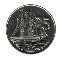 Полный набор монет "центы Каймановых островов" 2008 год