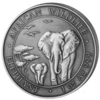 "Слон" - серия "Дикая природа Африки" (Antique finish)
