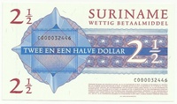 Суринам, 2 1/2 доллара, 2004 г