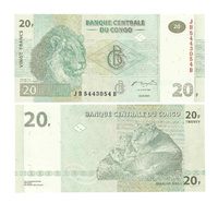 20 francs, Congo (Конго), 2003 год