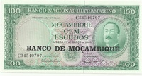 Мозамбик, 100 эскудо, 1961 год
