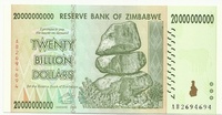 Зимбабве, 20 миллионов долларов, 2008г