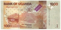 Уганда, 1000 шиллингов, 2010г