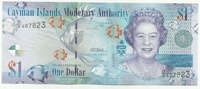 Каймановы острова, 1 доллар, 2010г