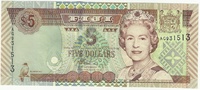 Фиджи, 5 долларов, 2002 г