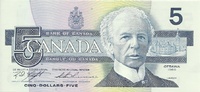 Канада, 5 долларов, 1986 г