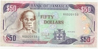 Ямайка, 50 долларов, 2012г