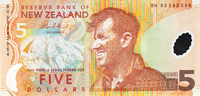 Новая Зеландия, 5 долларов, 2009 год, полимер