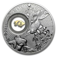 Золотая рыбка - Монета на удачу в подарочном блистере