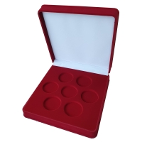 Коробка на 7 монет в капсулах (диаметр 44 мм)