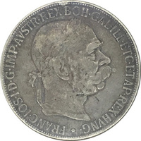 Австро-Венгрия,  5 крон, 1900 г.,  Франц Иосиф I, серебро