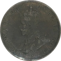 Австралия, 1 пенни, 1922 год, бронза