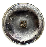 Монета с настоящим метеоритом NWA-4037
