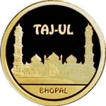 Золотая монета «TAJ-UL»
