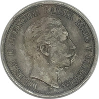 Пруссия, 2 марки, 1906 г., Вильгельм II, серебро