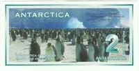 Антарктика, 2 доллара, 1996 год.
