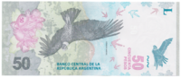 Аргентина 50 песо 2018 год