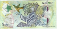 Тестовая банкнота Bluebird (блюберд) - бабочка