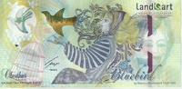 Тестовая банкнота Bluebird (блюберд) - звезда