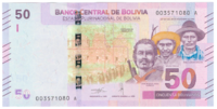 Боливия 50 боливиано 2018 год