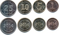 Набор монет Зимбабве 2014 - монеты облигации