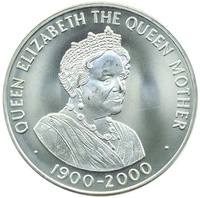 о.Святой Елены 50 пенсов 2000, Елизавета Королева-Мать