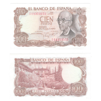 Испания 100 песет 1970 год