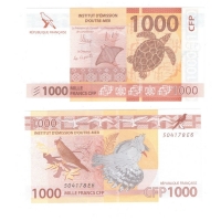 Французские Тихоокеанские Территории 1000 франков 2014 год
