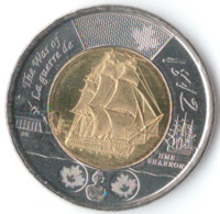 Фрегат Шеннон, Война 1812 года - Канада, 2 доллара, 2012 год