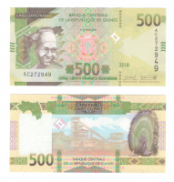 Гвинея | 500 франков | 2018 год
