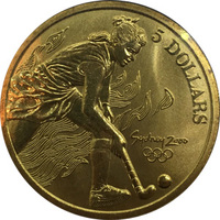 Олимпийские игры в Сиднее, Австралия. 5 долларов, 2000г - "Хоккей"