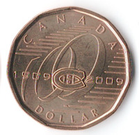 100 лет хоккейному клубу Монреаль Канадиенс - Канада, 1 доллар, 2009