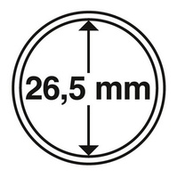 Капсулы для монет 26,5 мм. - Leuchtturm