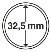 Капсулы для монет 32,5 мм. - Leuchtturm
