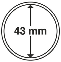 Капсулы для монет 43 мм. - Leuchtturm