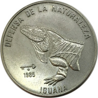 Куба, 1985 год, 1 песо - Игуана (Iguana)