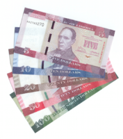 Полный набор банкнот Либерии 2016 года 