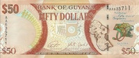 Гайана, 50 долларов, 2016 год, юбилейная