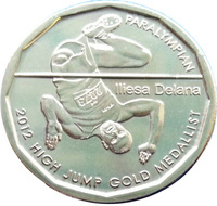 Паралимпийские игры 2012 года - Фиджи, 50 центов, 2013 год