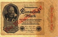 1000 марок, 1922 год, Германия
