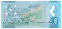 Соломоновы острова 40 долларов 2018 год (юбилейная, полимер)
