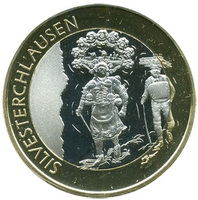Фестиваль Silvesterchlausen (Сильвестрклаузен) Швейцария, 10 франков 2013 год